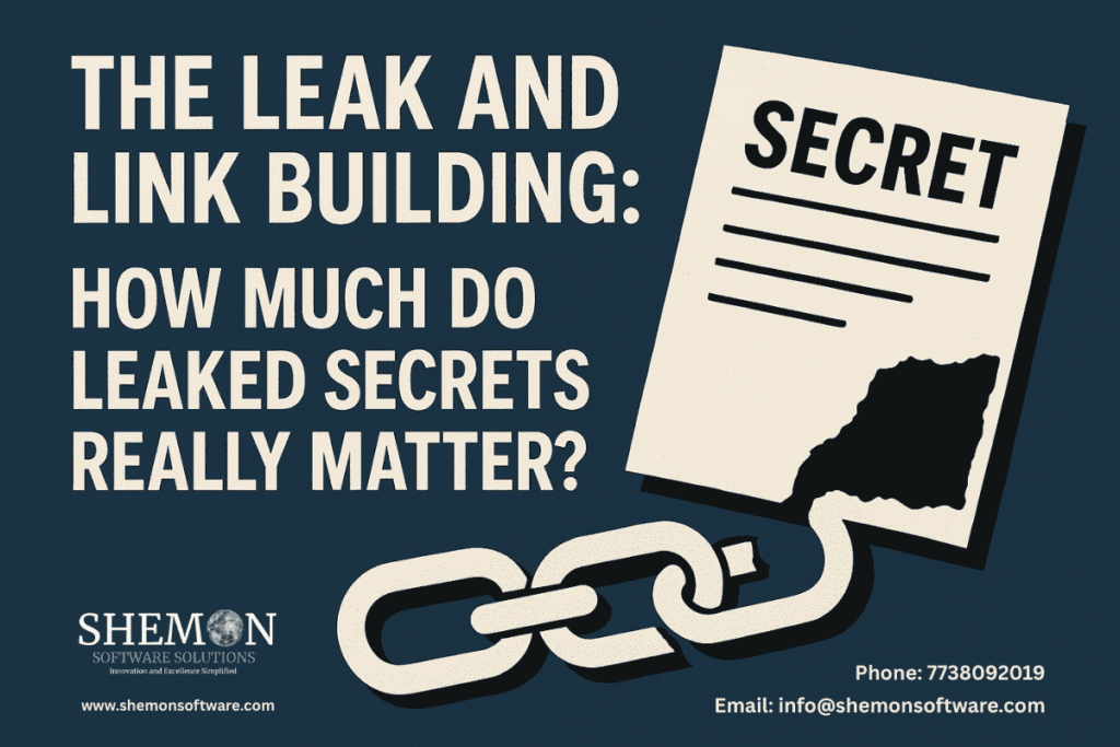 Link building disrupted by leaked secrets.