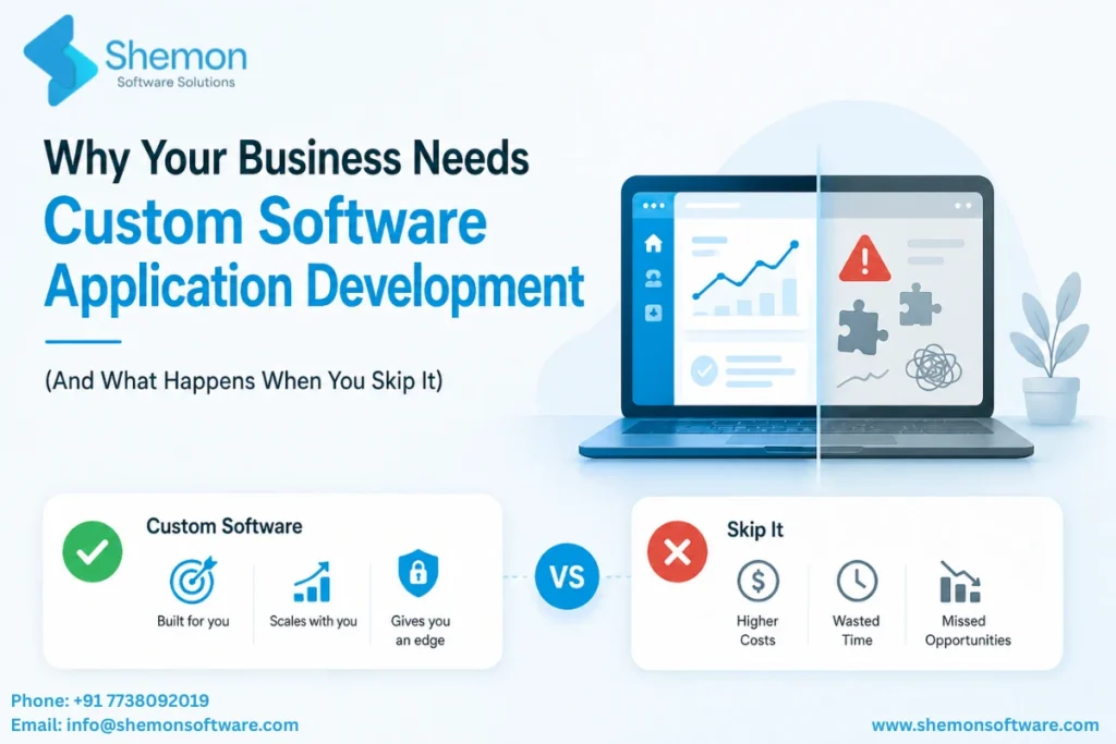 custom software application development team building business software