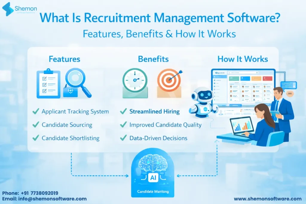 recruitment management software dashboard interface