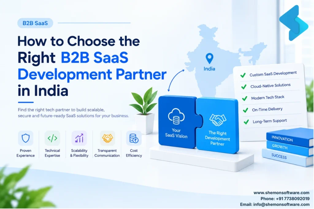 b2b saas development partner selection in India